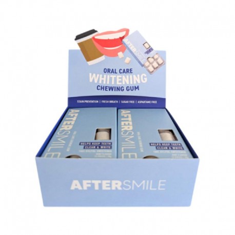 Xylitol Oral Care Chewing Gum (Stain Prevention) Peppermint 12 Piece Sleeve x 10 Display