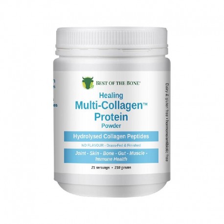 Healing Multi-collagen Protein Powder Hydrolysed Collagen Peptides Unflavoured 210g