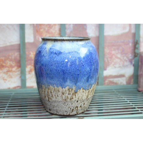blue & winterwood vase