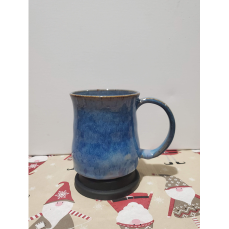 Sponged Blue Mug