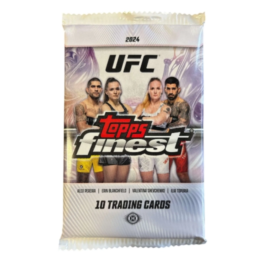 UFC Ultimate Fighting Championship 2024 Finest Trading Card Pack [10 Cards]