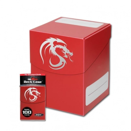 BCW - Deck Case 100 CT - Red