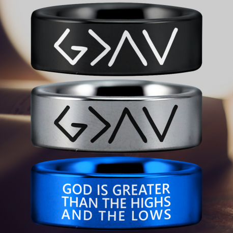 Romans 8:39 Custom Personalize Laser Engrave Tungsten Wedding Band Ring
