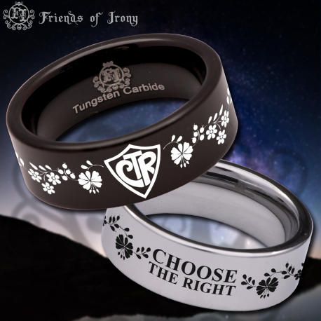 Choose The Right CTR Custom Personalize Laser Engrave Tungsten Wedding Band Ring