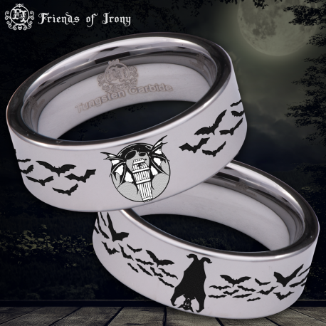 Vampire Custom Personalize Laser Engrave Tungsten Wedding Band Ring