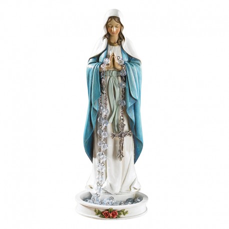 Mother Mary Madonna Rosary Holder, 8 inch…