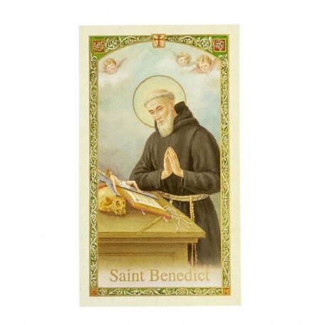 St. Benedict Catholic or Christian Prayer / Holy Card