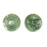 St. Michael Pocket Token Coin for Police Officers