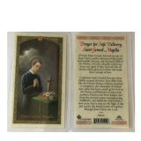 St. Gerard Laminated Prayer Card