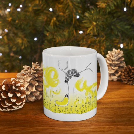 Hope for the Flowers Ceramic Mug - Inspirational Coffee or Tea Cup for Garden Lovers  Gifts for Friends  Motivational Kitchen De