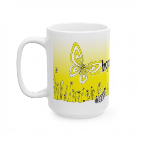 Hope for the Flowers Ceramic Mug - Inspirational Coffee or Tea Cup for Garden Lovers  Gifts for Friends  Motivational Kitchen De