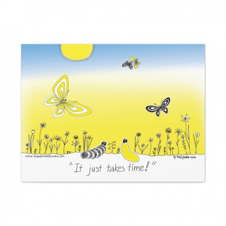 Hope for the Flowers  Inspirational Wall Art  Canvas Decor  Nature Theme  Home Office  Motivational Quote  Gift for Friends  Nur