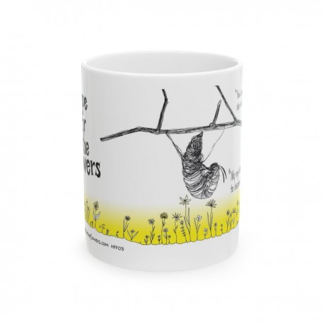 Inspirational Butterfly Ceramic Mug   Nature Lover Gift  Motivational Coffee Cup  Floral Tea Mug  Unique Home Decor  Quote Mug
