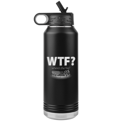 Where's The Fire 32 oz insulated Water Bottle