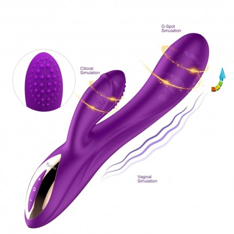 Rabbit Vibrator 10 Speed G Spot Dildo Vibrator Silicone Waterproof Clitoris Stimulator vagina Massager