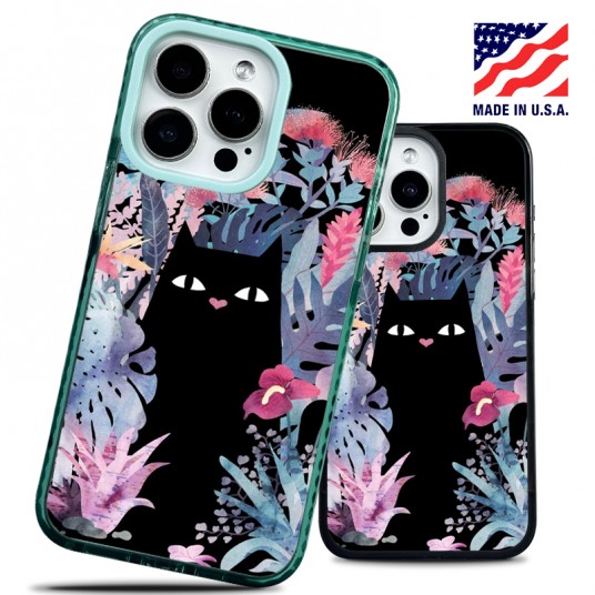 Feral Summer Raccoon Flamingo Phone Case for iPhone 16 Pro Max 15 Plus 14 13 12 11， Cute Cartoon Style， AntiDrop Shockproof