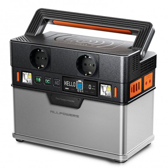 ALLPOWERS Battery Backup 700W / 300W / 200W Portable Power Station 110V / 230V Camping Generator with US / EU / UK / AU Socket