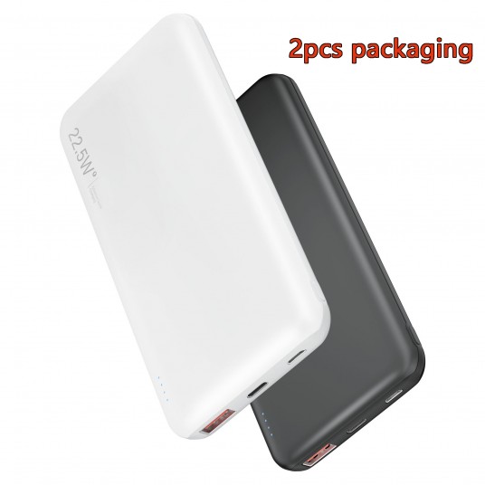 2PCS PD20W 15000 mAh portable mini power bank can be taken on the plane Super fast charging 22.5W shipped from the United States