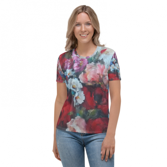 Overall Floral Women's T-shirt