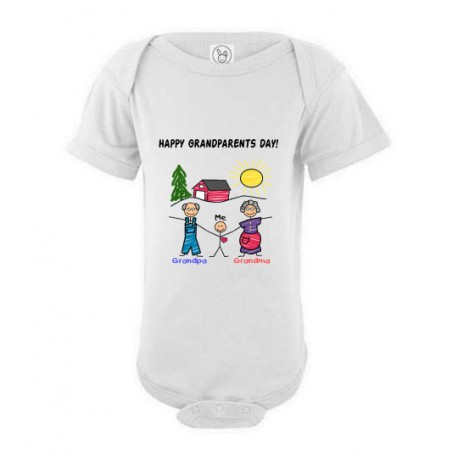 grandparents day white onesies