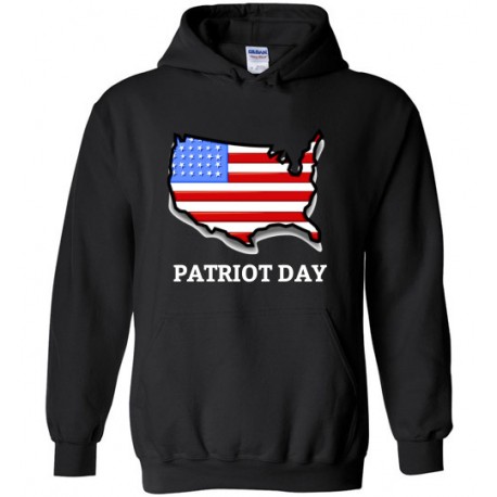 patriot day black hoodie men