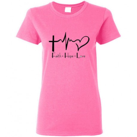 Faith hope love  shirt women