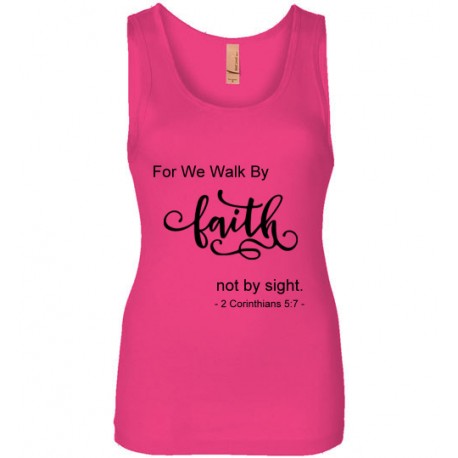 for we walk by faith sleeveless for women