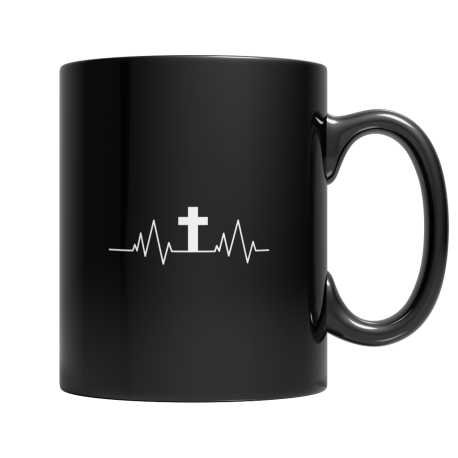 Christian Heartbeat Cross