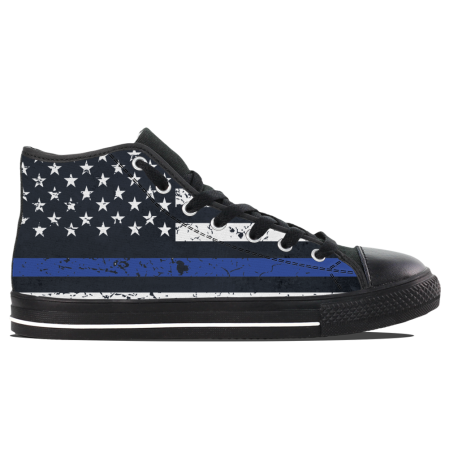 Thin Blue Line - Womens Hightop