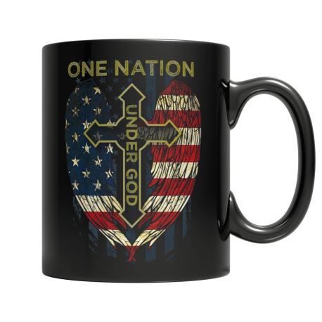 One Nation Under God Flag Cross