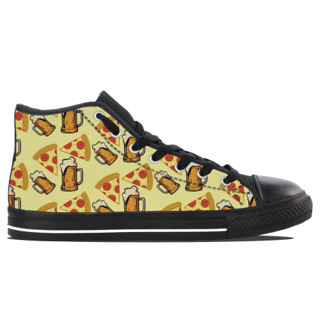 Beer And Pizza - Womens Hightop