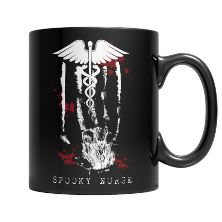 Spooky Nurse - Black Mug
