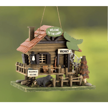 Woodland Cabin Birdhouse