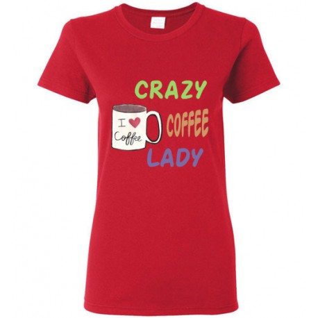 Gildan Ladies Short-Sleeve in Red