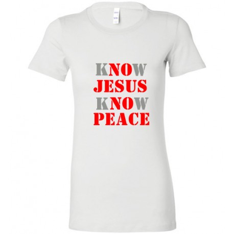 Know Peace Know Jesus White for Women