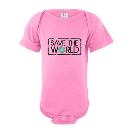 Save the world pink onesies