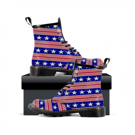 Eagle & Flag - Mens Leather Boots