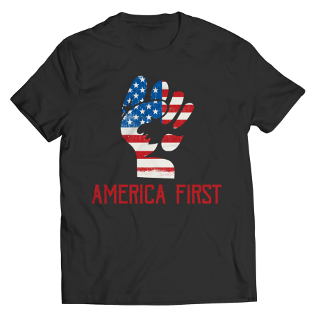 American First T Shirt for Inspiring Christian Store