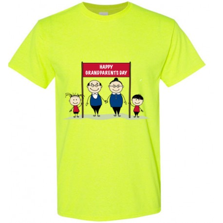 Gildan Short-Sleeve T-Shirt in Safety Green