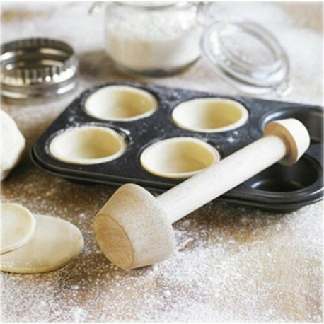 Wooden Pastry Tamper - Double-sided