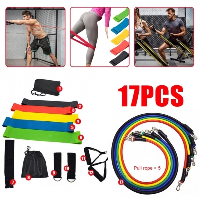 In Style Pieces™ | 6 pcs. Resistance Bands or Muscle Building Rope Tension System