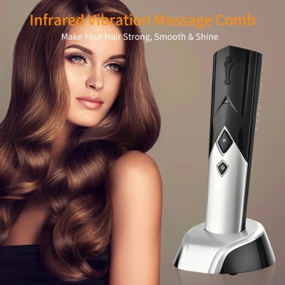 In Style Pieces™ | Infrared Laser Light Hair Growth Brush | De-Tangles/Shines