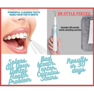 In Style Pieces™ | Ultrasonic teeth cleaning complete system | Toothbrush & tarter removers