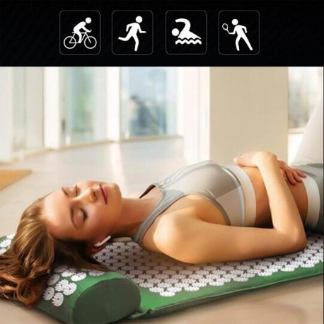 In Style Pieces™ | Acupressure Massaging, HighTraction Yoga Mat & Pillow