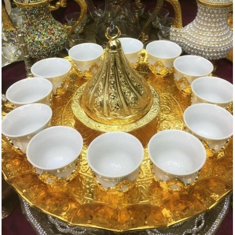 Gold Turkish Mırra Serving Set