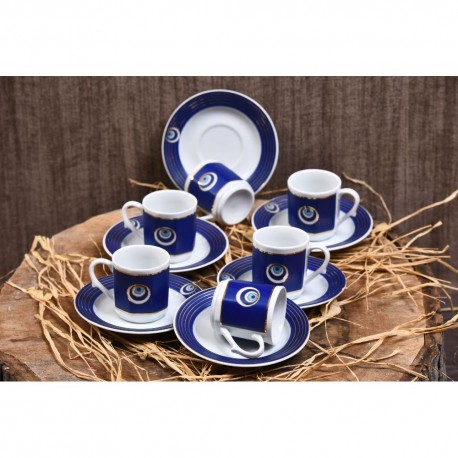 Porcelain Evil Eye Coffee Set