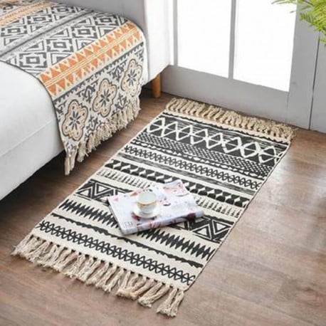 Cotton Handmade Retro Tapestry Rug