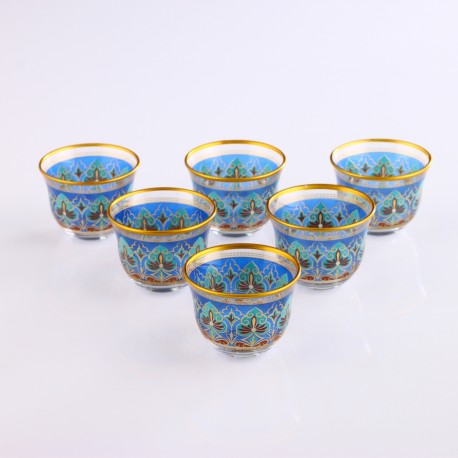Arabic Sadah Coffee Cups For 6