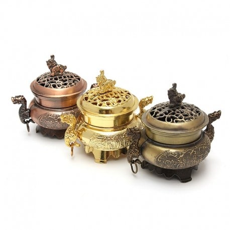 Tibetan Metal Incense Burner