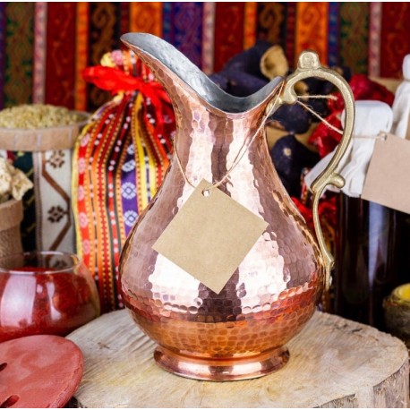 Turkish Copper Water Pitcher
